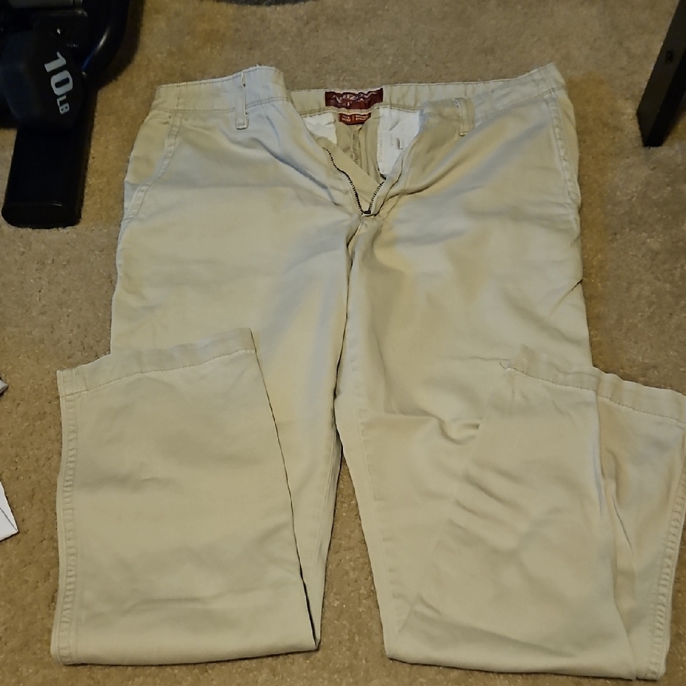 Men's Arizona  34W khaki dress Pants